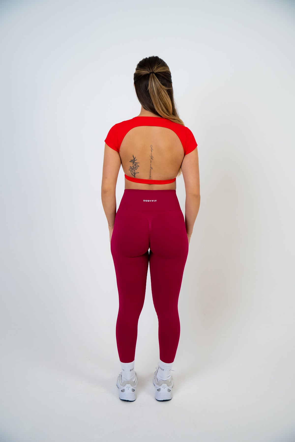 Backless Attire Red