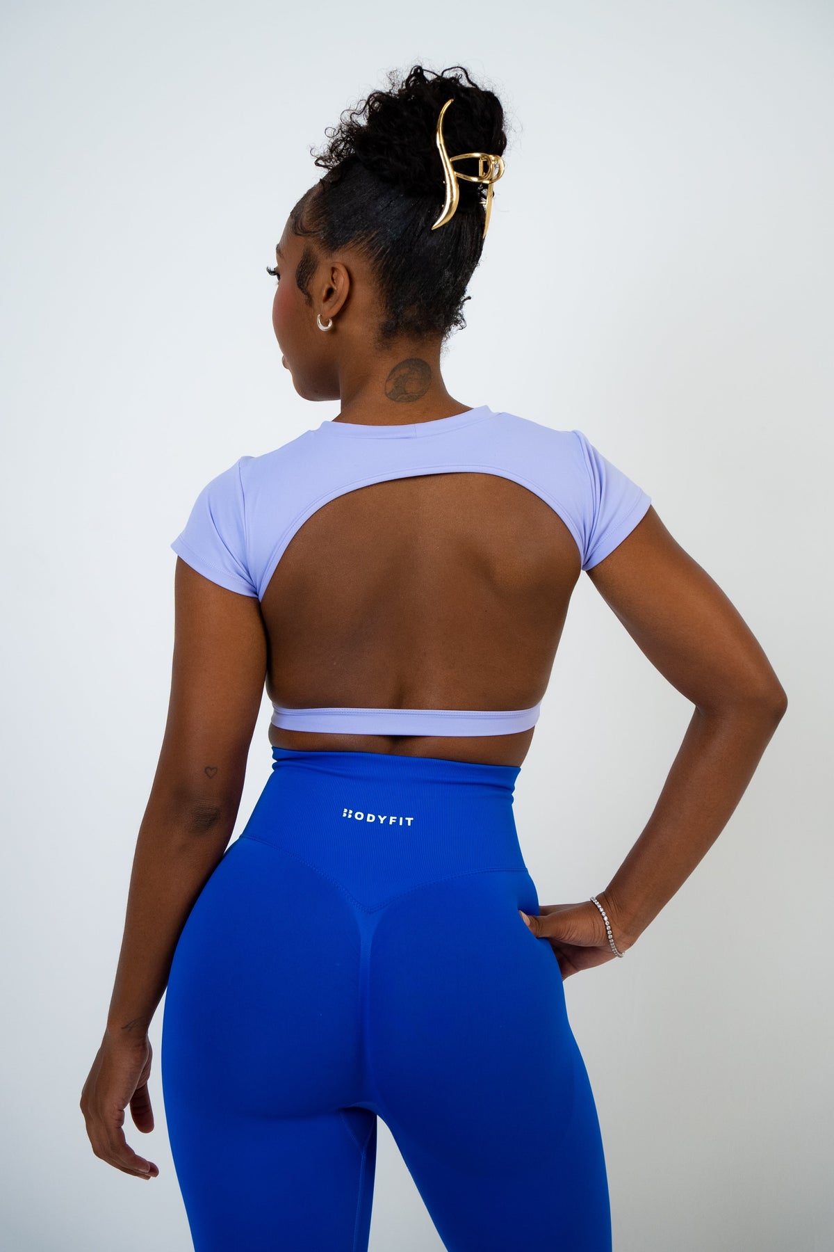 Backless Attire Purple