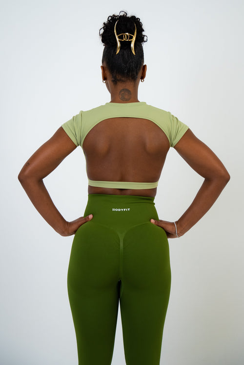 Backless Attire Green