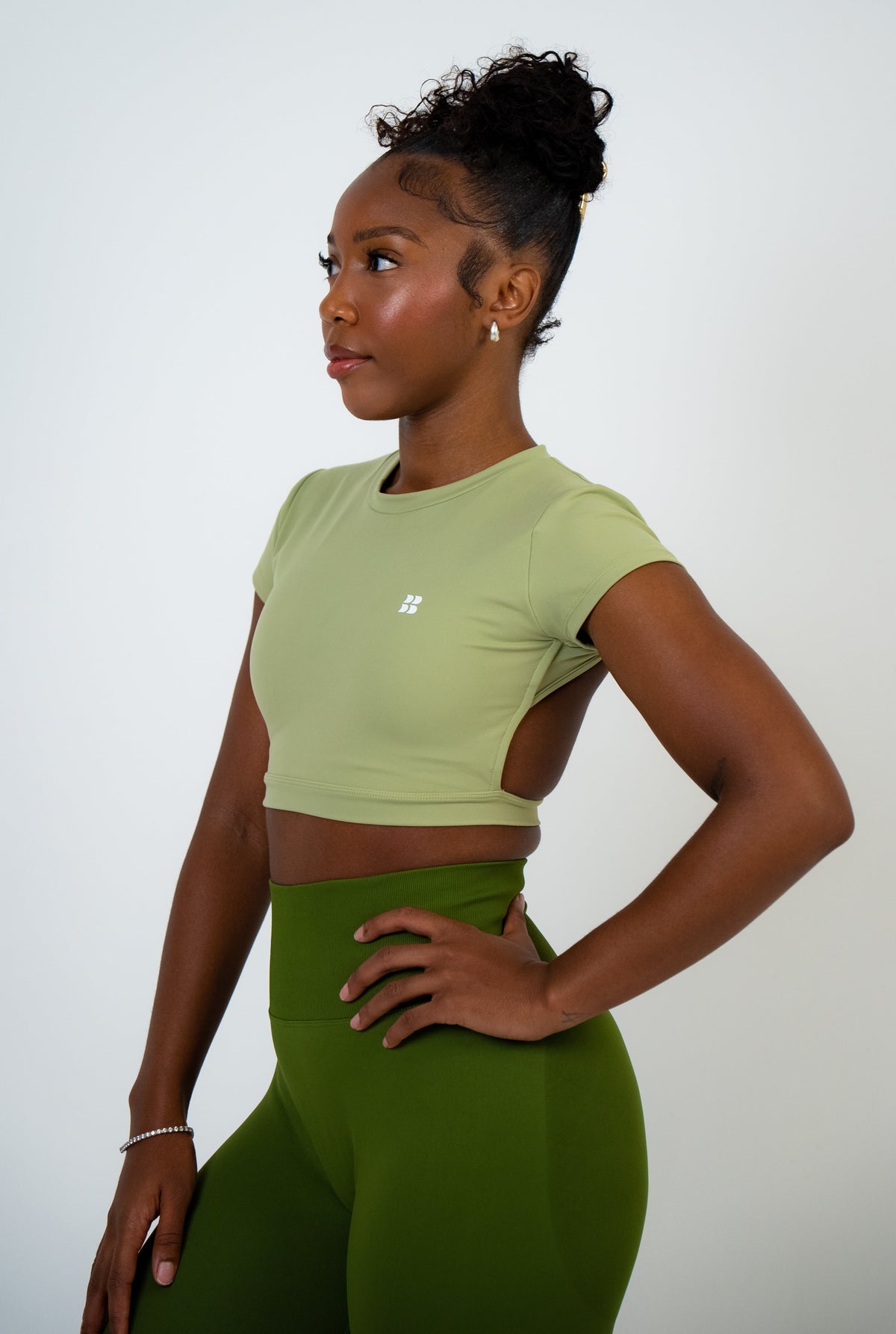 Backless Attire Green