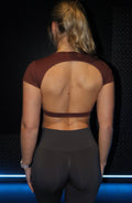 Backless Attire Brown