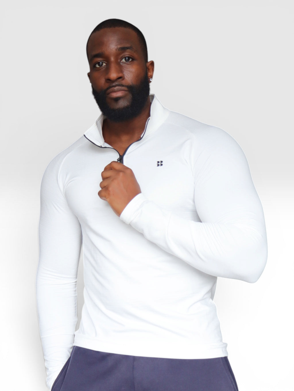Pulse 1/4 Zip Sky blue
