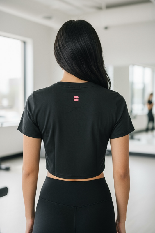 Emblem Crop Top