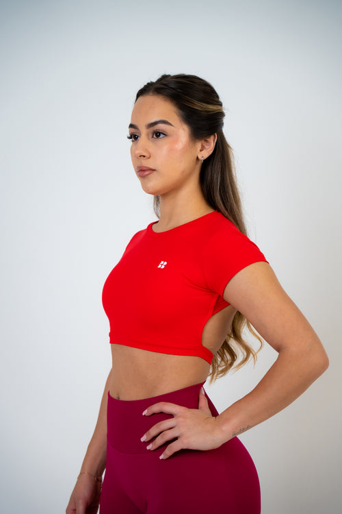 Backless Attire Red