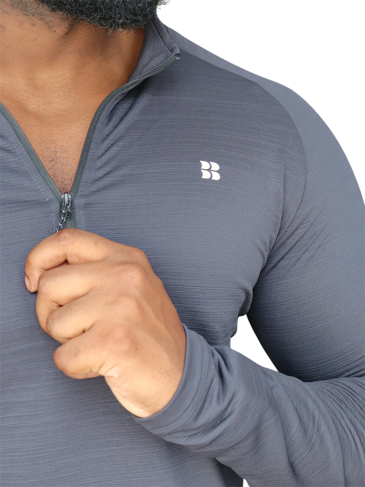 Pulse 1/4 Zip Black