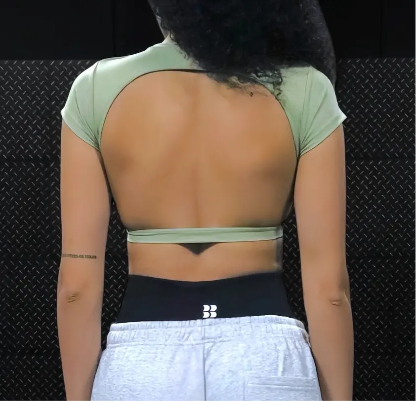 Backless Attire Green