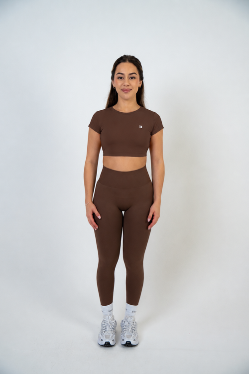 Backless Attire Brown