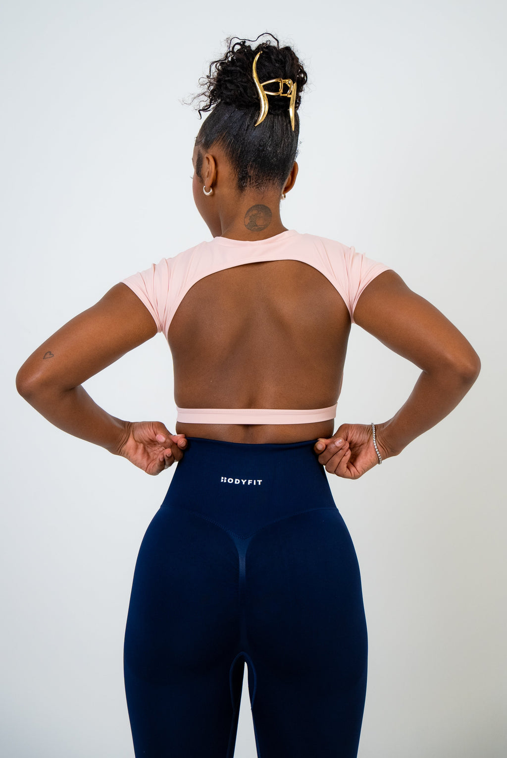 Backless Attire Pink