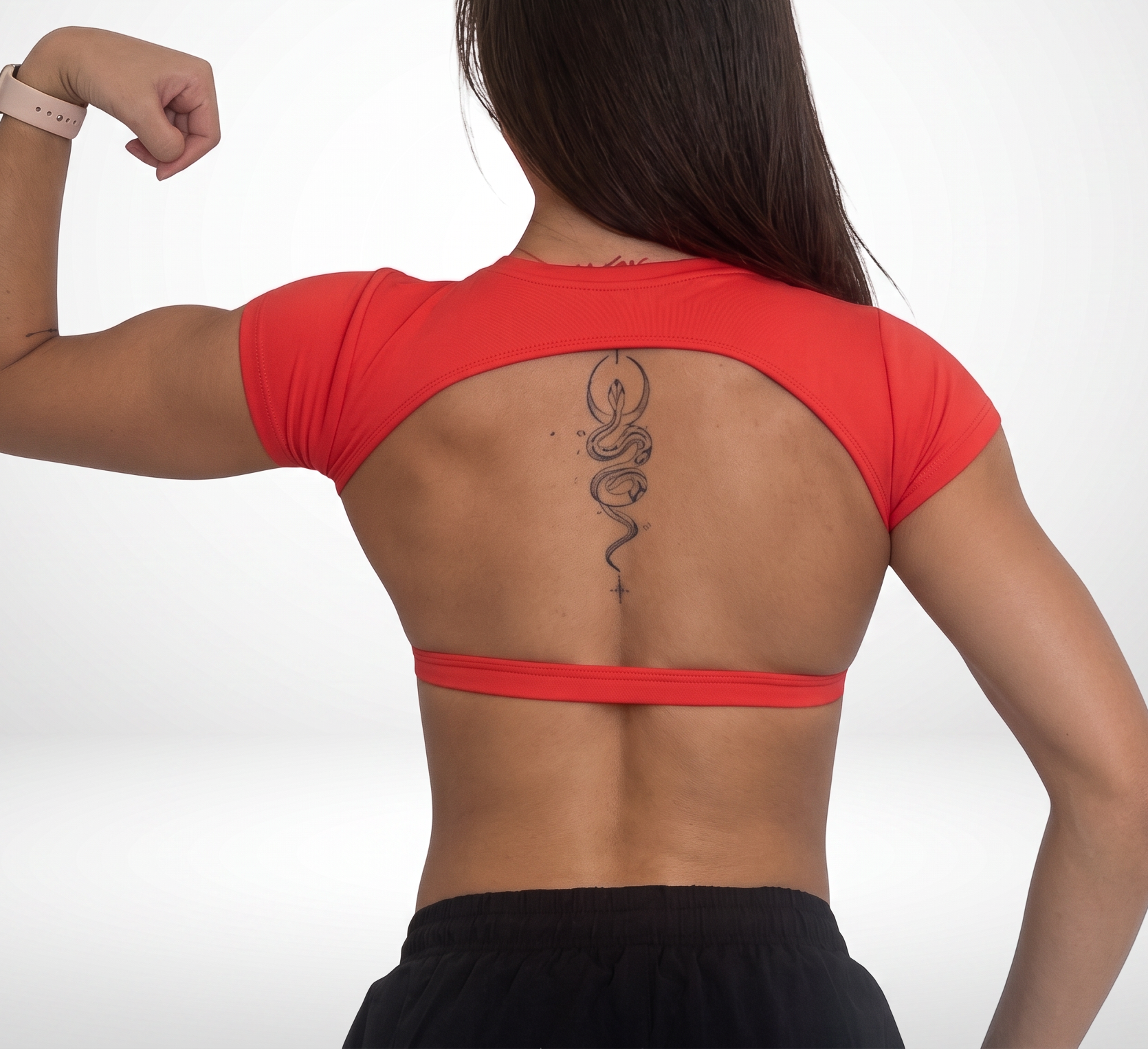 Backless Attire Red