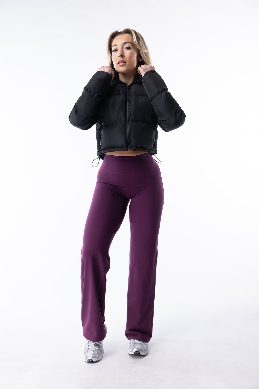 Engage Straight Leggings Grape Purple