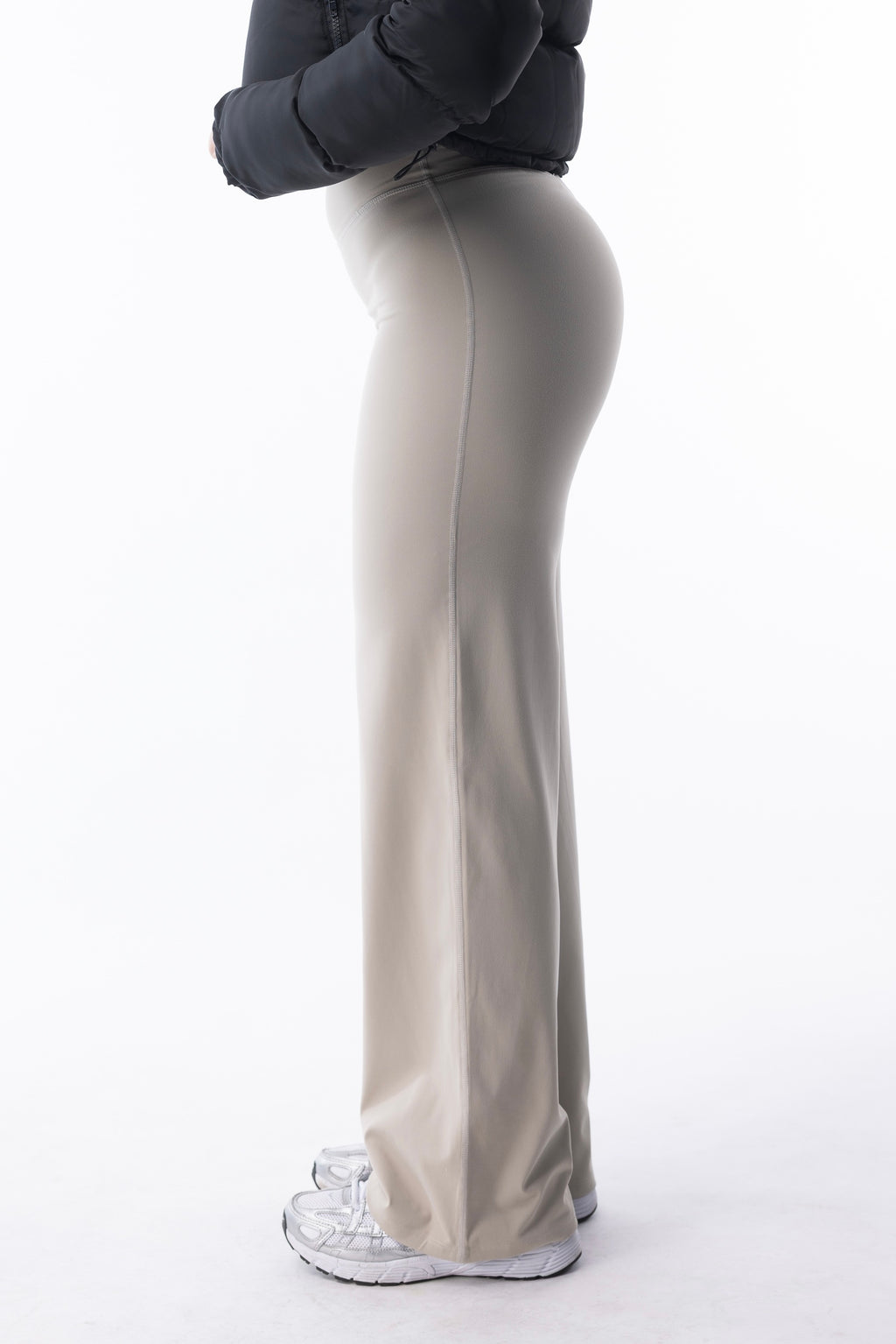 Engage Straight Leggings Light Grey