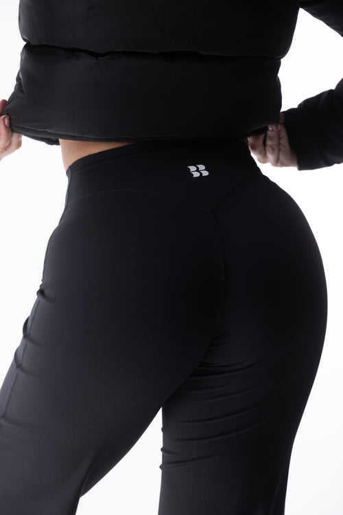 Engage Straight Leggings Black