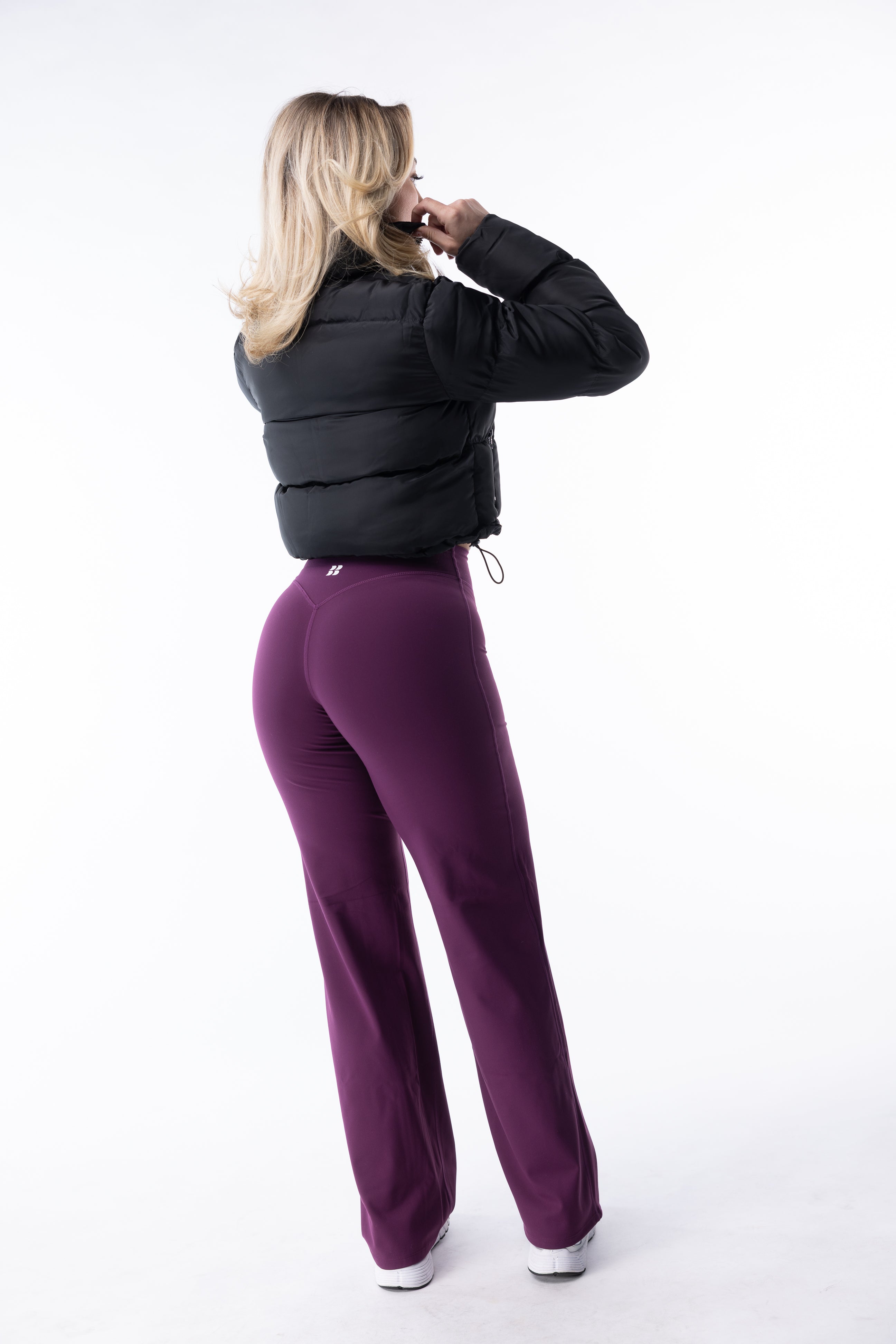 Engage Straight Leggings Grape Purple